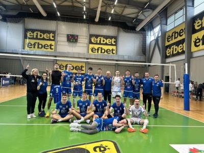 Юношите на полуфинал след задължителната за целта победа с 3:0 над ЦСКА